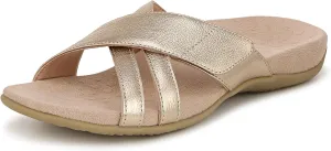 Vionic Women's Rest Zarie Slide Sandals- Supportive Sandals and Indoor/Outdoor Slip Ons That Includes an Orthotic Insole and Cushioned Outsole for Arch Support, Sizes 5-12