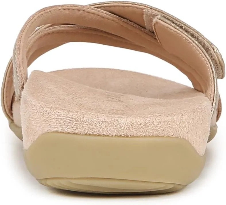 Vionic Women's Rest Zarie Slide Sandals- Supportive Sandals and Indoor/Outdoor Slip Ons That Includes an Orthotic Insole and Cushioned Outsole for Arch Support, Sizes 5-12