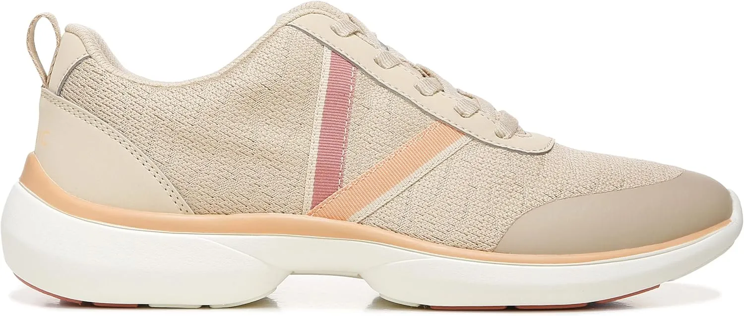 Vionic Women's Vortex Jolisa Lace Up Knit Athletic Shoes - Ladies Supportive Walking Sneakers That Include Three-Zone Comfort with Orthotic Insole Arch Support, Medium and Wide Fit Sizes 5-12