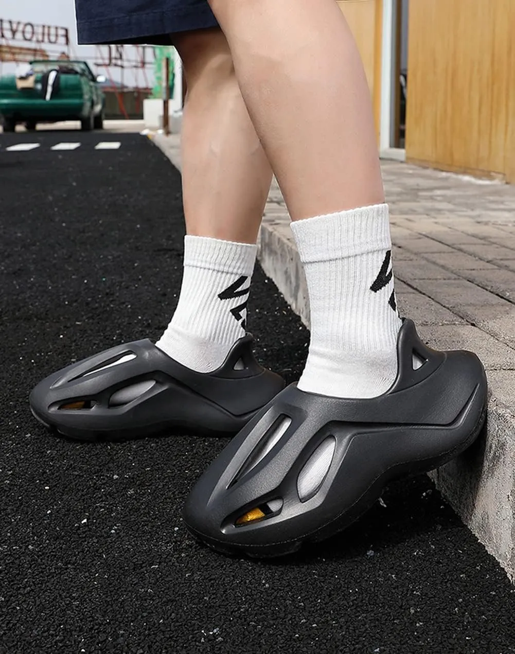 vioxthak Foam Runner Sneakers Cloud Slides Pillow Sandals Sports Shoes Non-Slip Lightweight Walking Shoes fashion outdoor indoor Summer Beach Sandals for Women Men