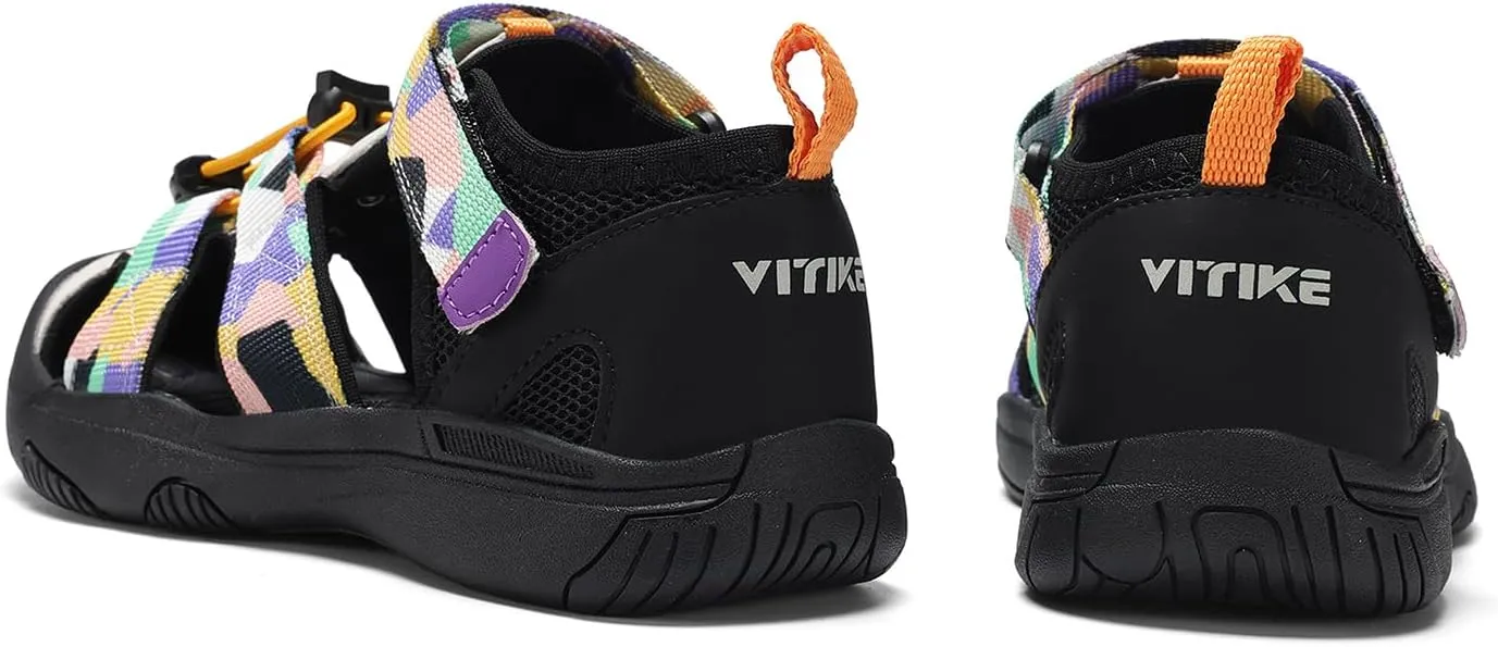 VITUOFLY Kids Sandals Boys Outdoor Hiking Sports Sandal Girls Pool Beach Shoes Summer Water Shoe Sneakers