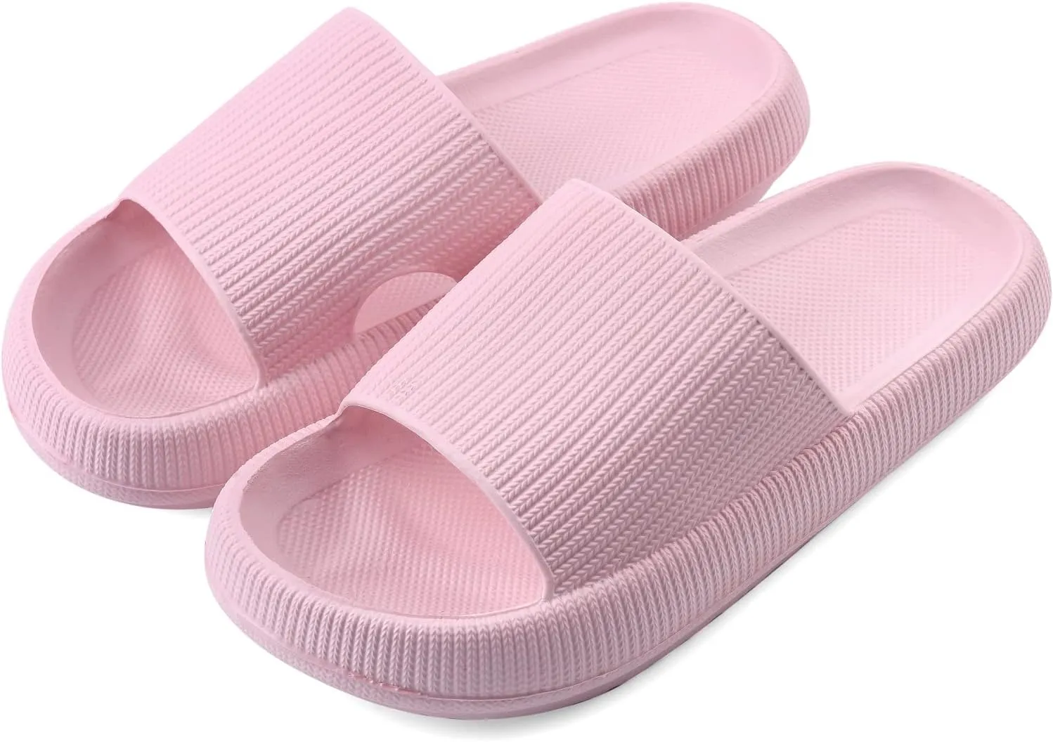 VONMAY Cloud Slides for Men and Women Quick Drying Pillow Slippers Non-Slip Shower Sandals with Cushioned Thick Sole for Comfort & Support