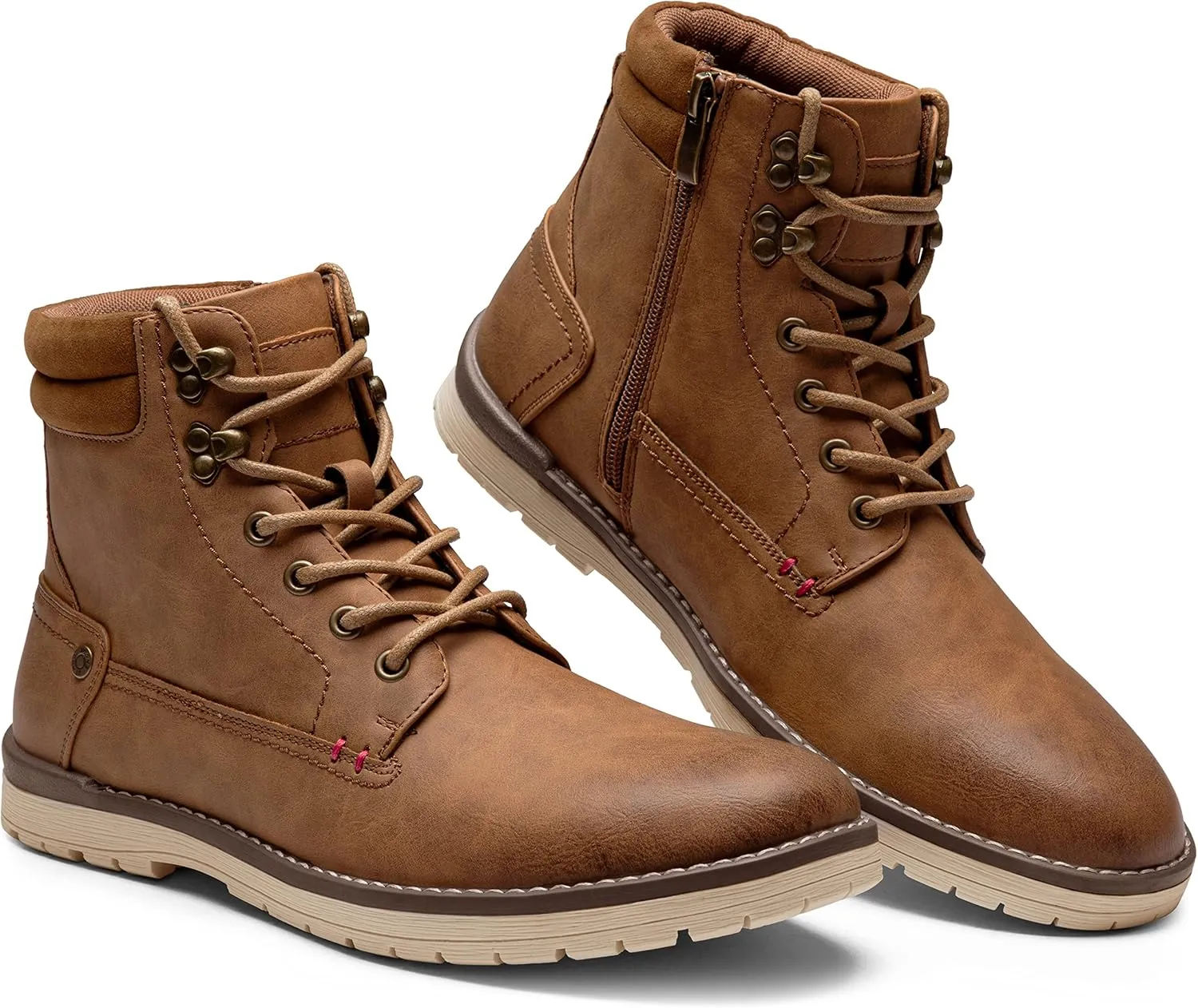 Vostey Men's Chukka Boots Motorcycle Casual Hiking Boot for Men