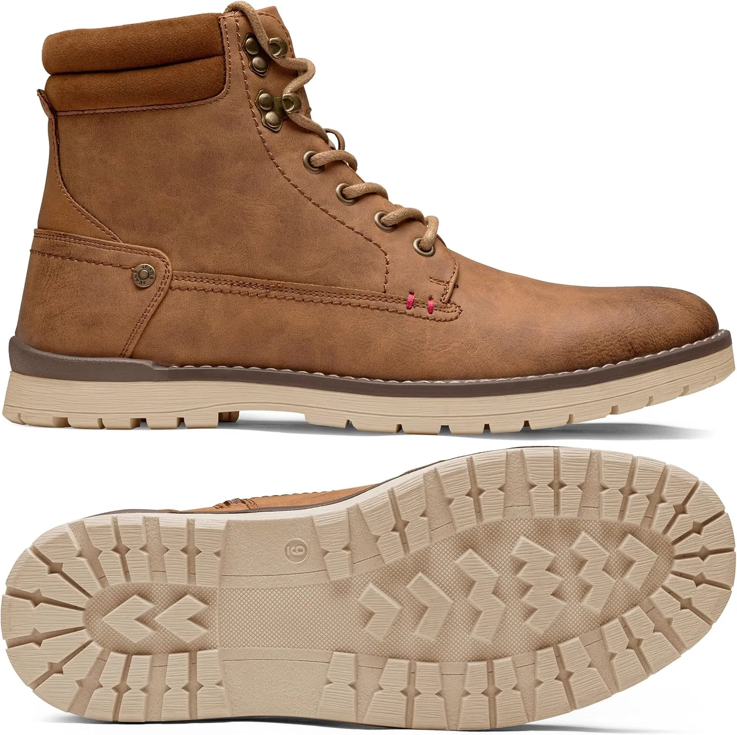 Vostey Men's Chukka Boots Motorcycle Casual Hiking Boot for Men