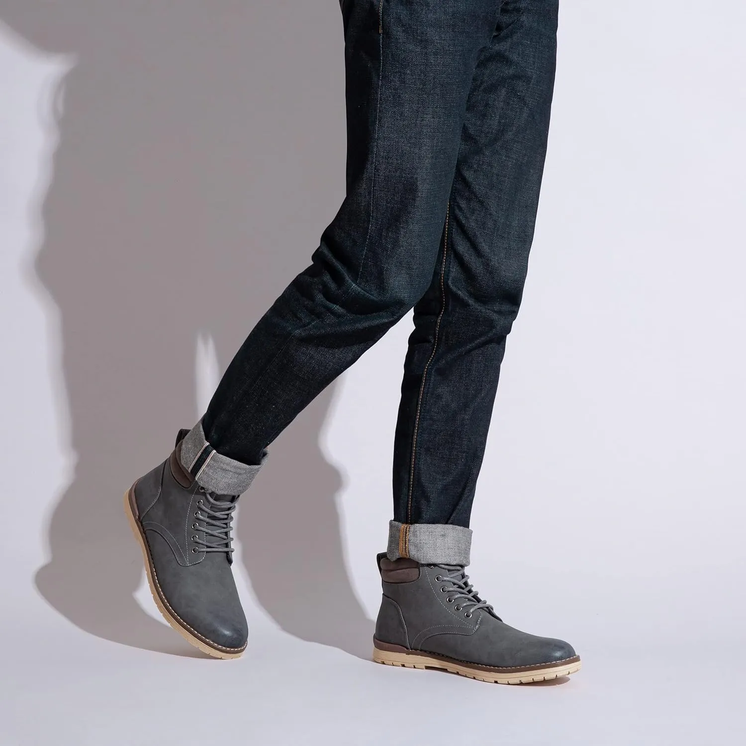 Vostey Men's Hiking Boots Waterproof Casual Chukka Boots for Men