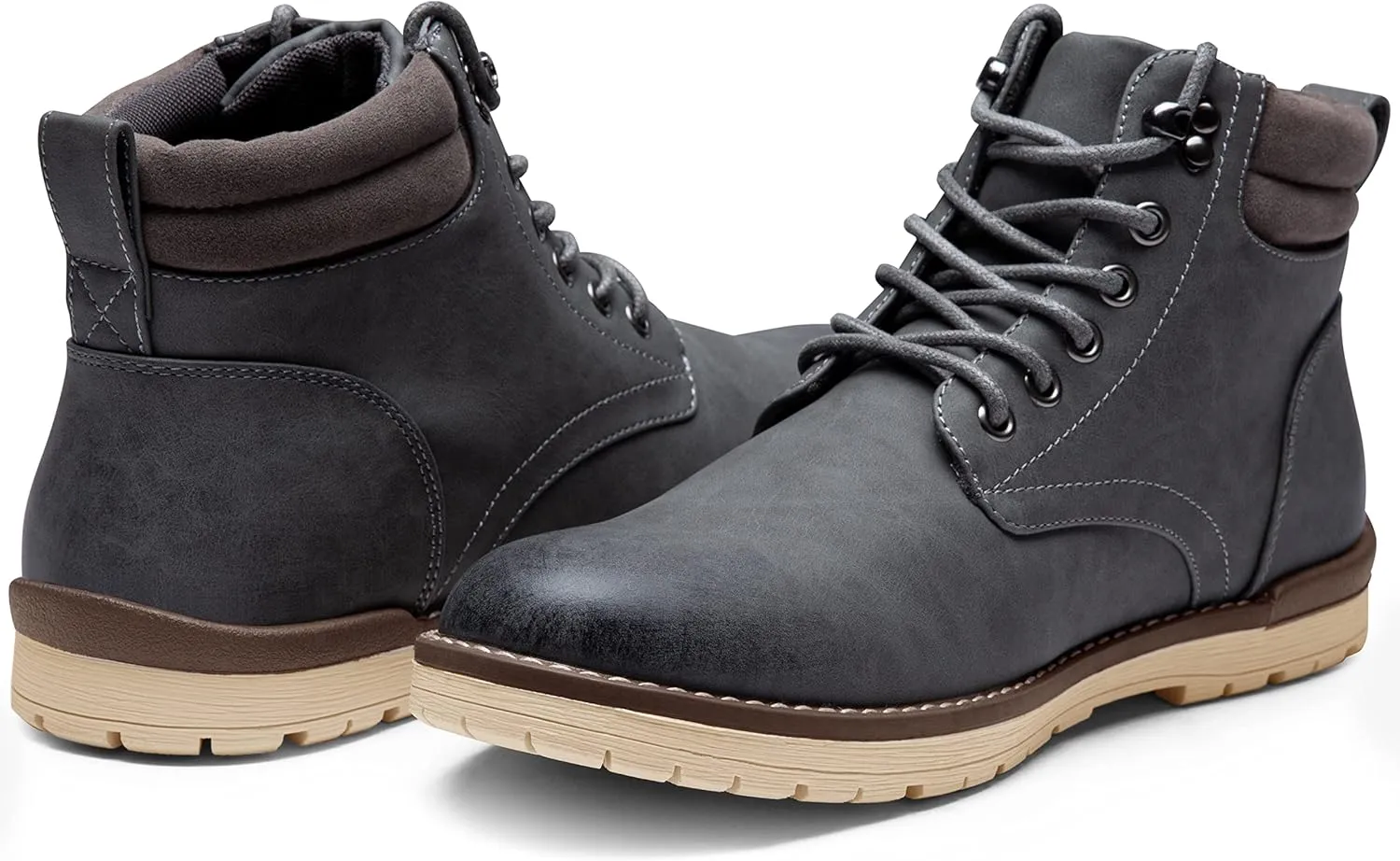 Vostey Men's Hiking Boots Waterproof Casual Chukka Boots for Men