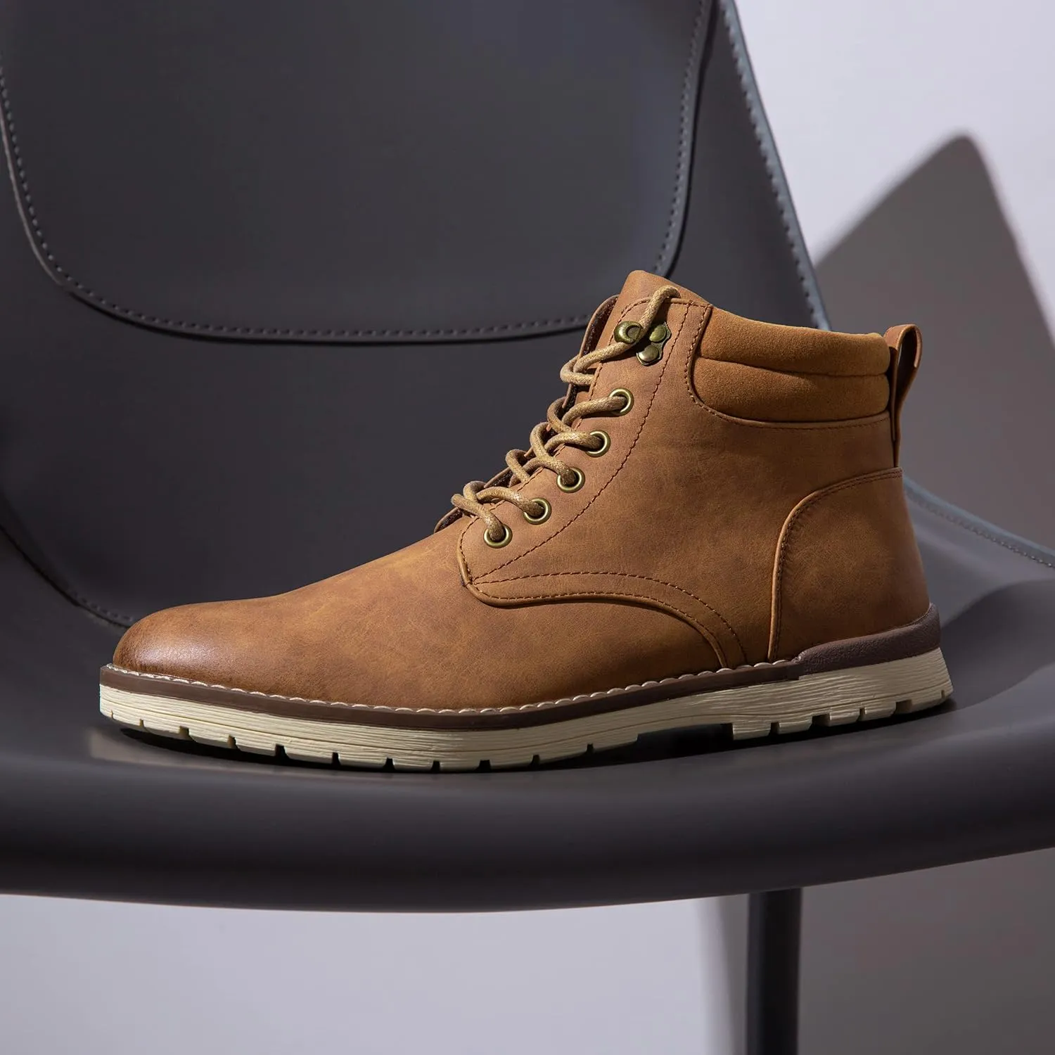Vostey Men's Hiking Boots Waterproof Casual Chukka Boots for Men