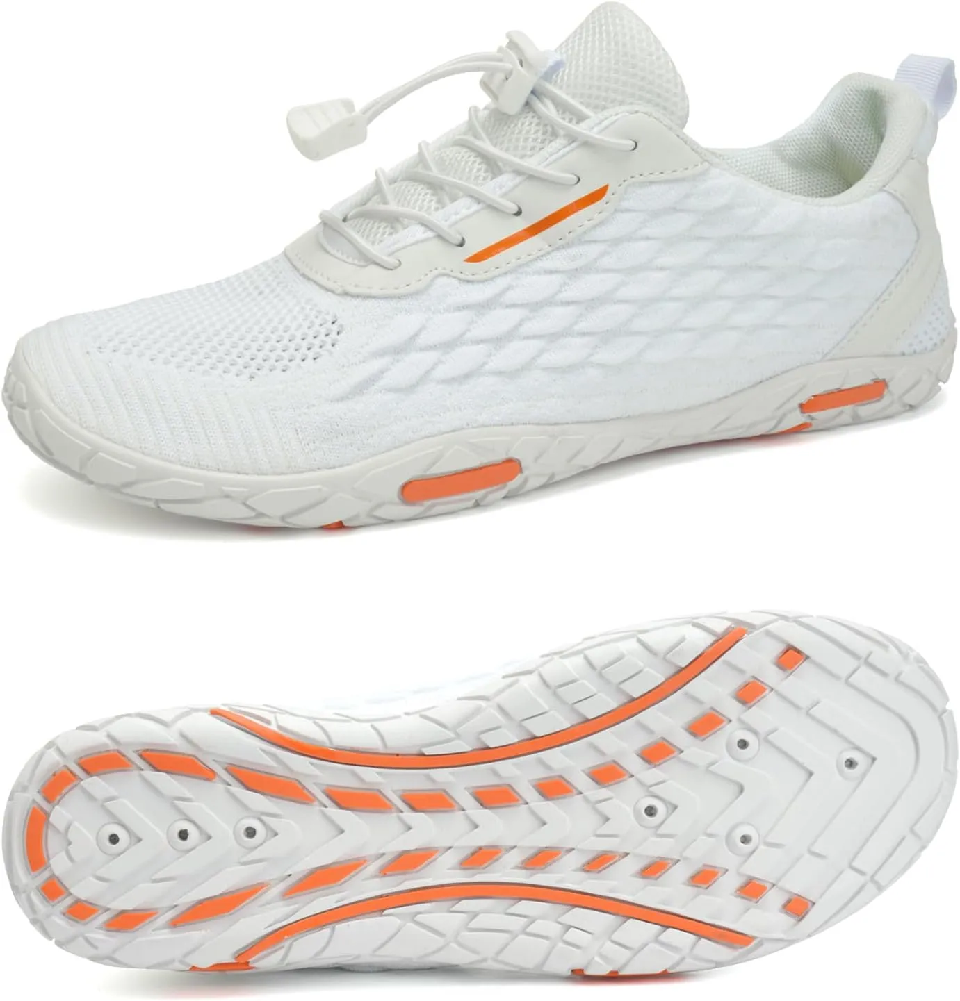 WateLves Barefoot Water Shoes Women Men Beach Swim Shoes Athletic Quick-Dry Aqua Socks Breathable Mesh Sneakers Walking Shoes