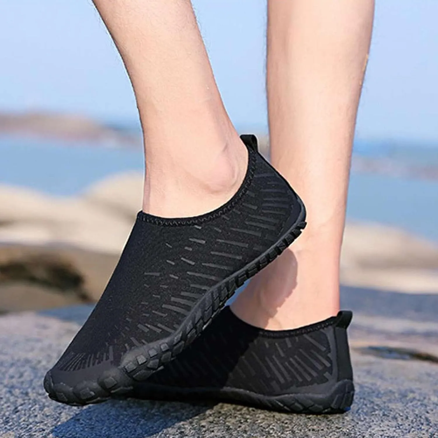 Water Shoes Men Wide Width Breathable Barefoot Shoes Water Hiking Shoes for Men Water Shoes for Women Wide Width Quick Drying Sports Aqua Shoes for Pool Beach Surf Walking Water Park
