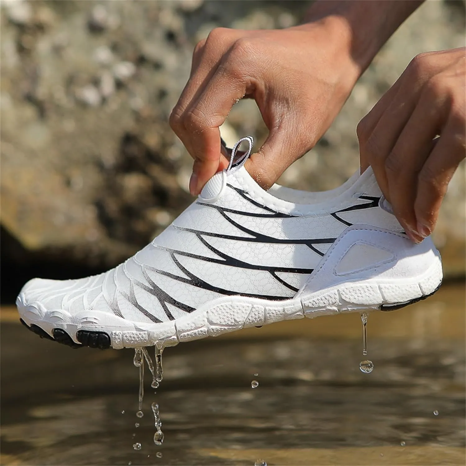 Water Sports Shoes for Men Women Quick Dry Barefoot Aqua Swim Beach Pool Surf Hiking Kayaking Diving Yoga Lightweight Breathable