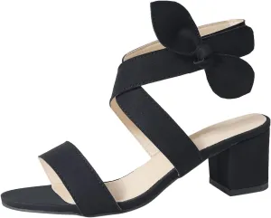 Wedge Sandals for Women Open Toe Chunky Heel Sandals Ankle Strap Dress Shoes Block Heel Sandal Peep Toe Short Heels