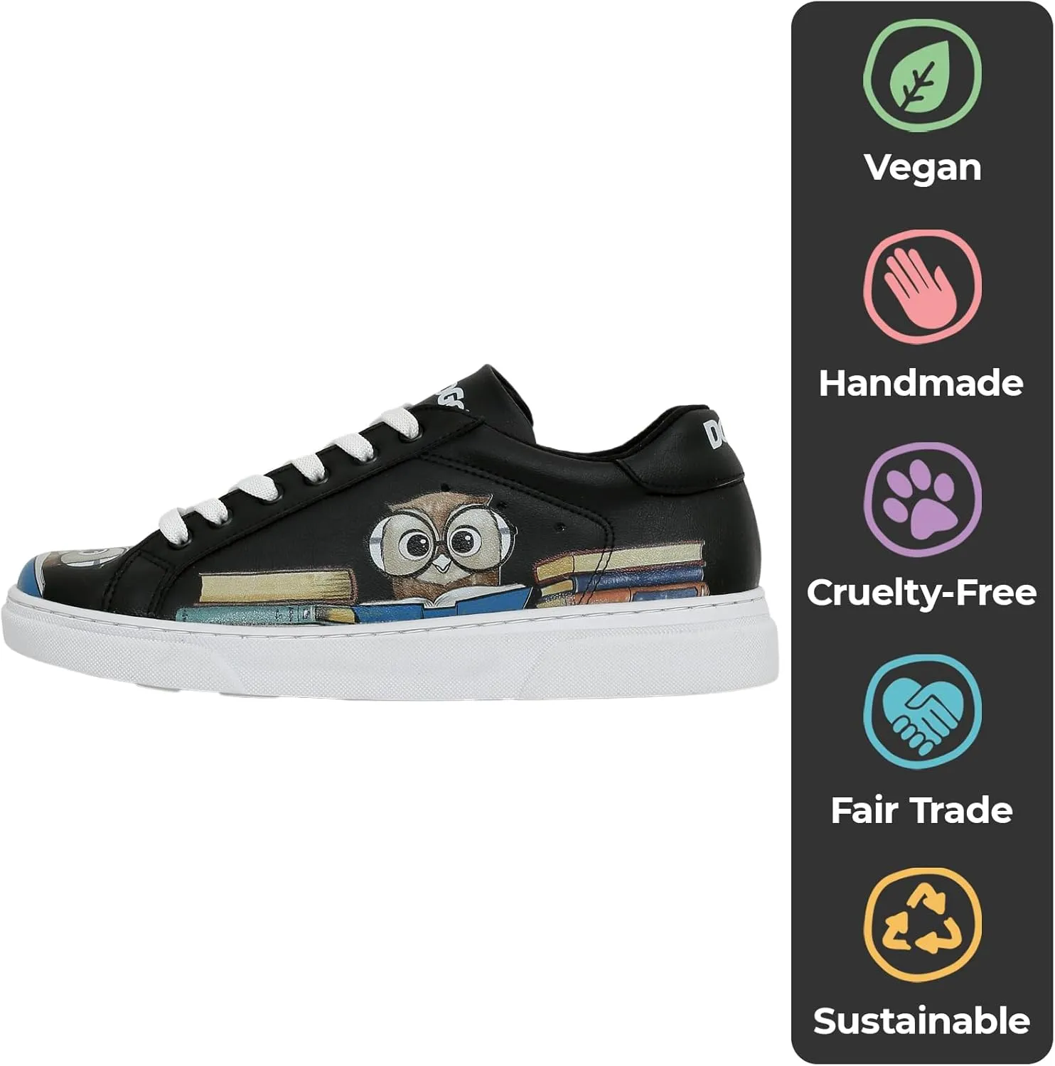 White Sneakers for Women - Handmade Women's Fashion Sneakers, Vegan Leather and Unique Design, Comfortable Shoes for Women, Ace Sneakers
