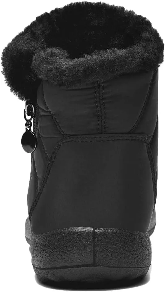 Women Winter Snow Boots Warm Ankle Boots Anti-Slip Waterproof Winter Shoes Slip On Booties Sneakers