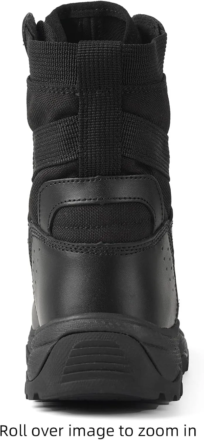 Women's Lightweight Tactical Work Boots Military Combat Motorcycle Boots For Women 8 Inch Army Desert Boots