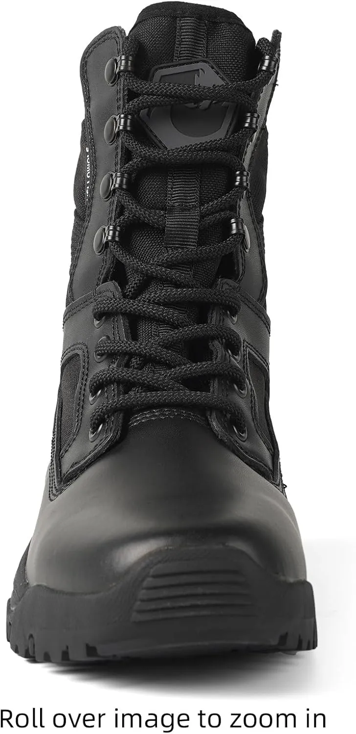 Women's Lightweight Tactical Work Boots Military Combat Motorcycle Boots For Women 8 Inch Army Desert Boots