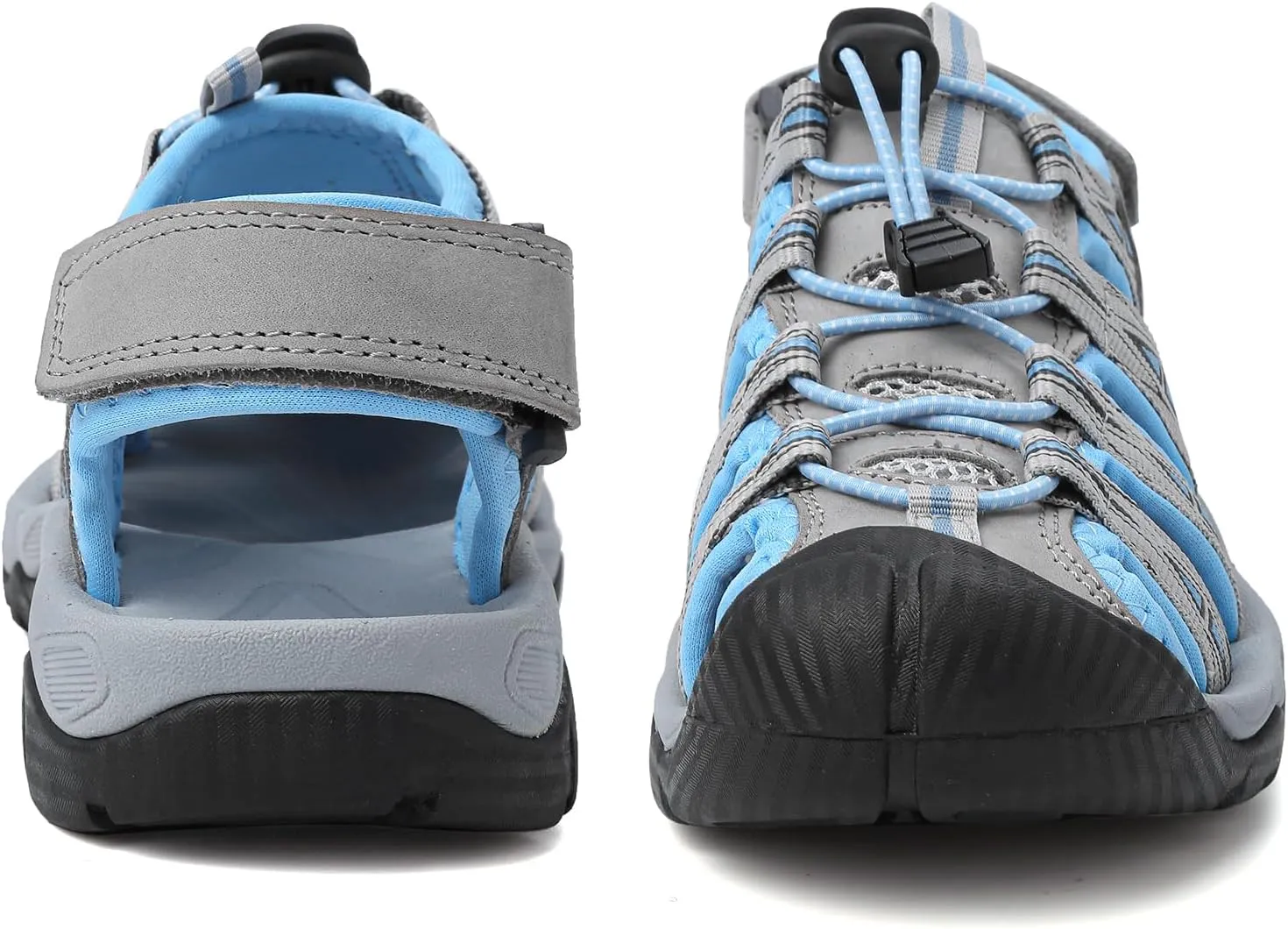 Women's Sport Hiking Sandals Closed Toe Summer Outdoor Athletic Walking Sandal Adventure Lightweight Comfortable Beach Sandals Water Shoes