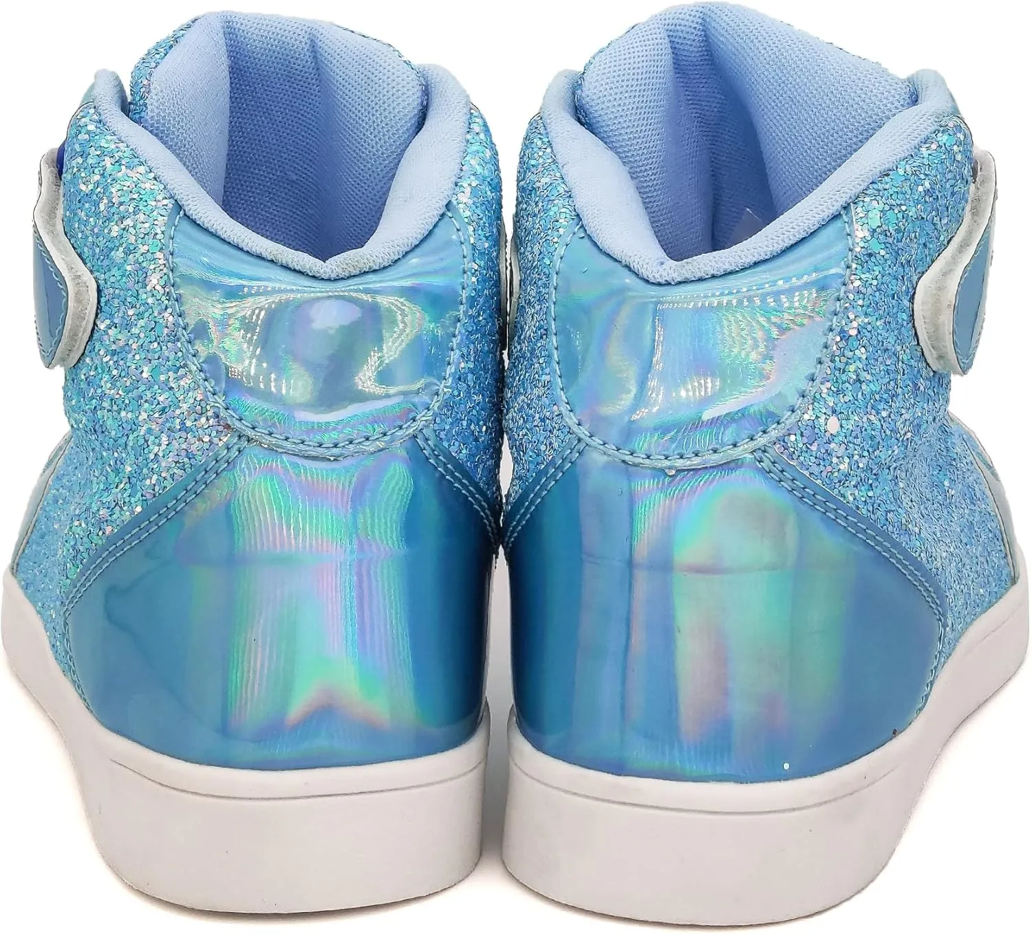 Wooowyet Glitter Shoes Kids High Top Sneakers for Boys Girls Gift Party Birthday Christmas Halloween
