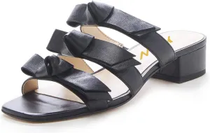 YDN Women Adorable Open Toe Low Heel Slide Sandals Slip on Clogs Mules Block Comfy Sandals Dress Shoes