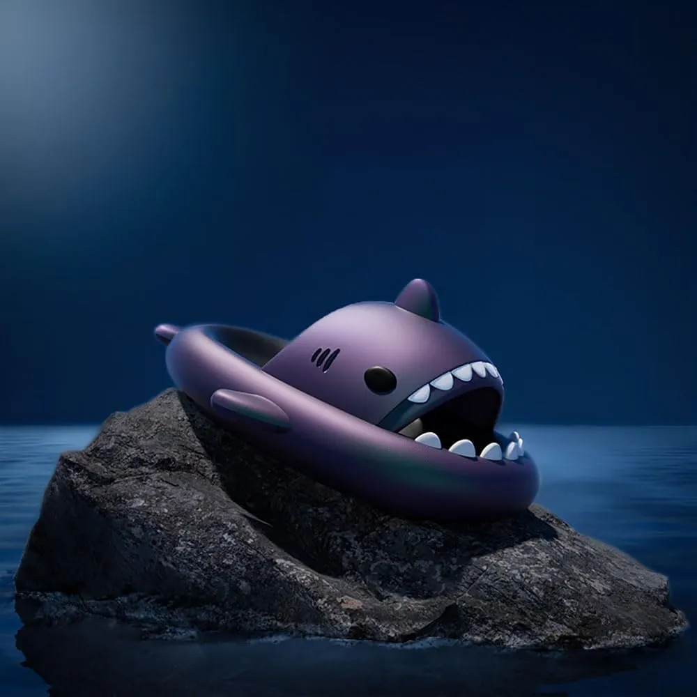 Zureto Spotted Starlight Shark Slides and Slippers - Anti-Slip Quick Drying Sandals - Unisex