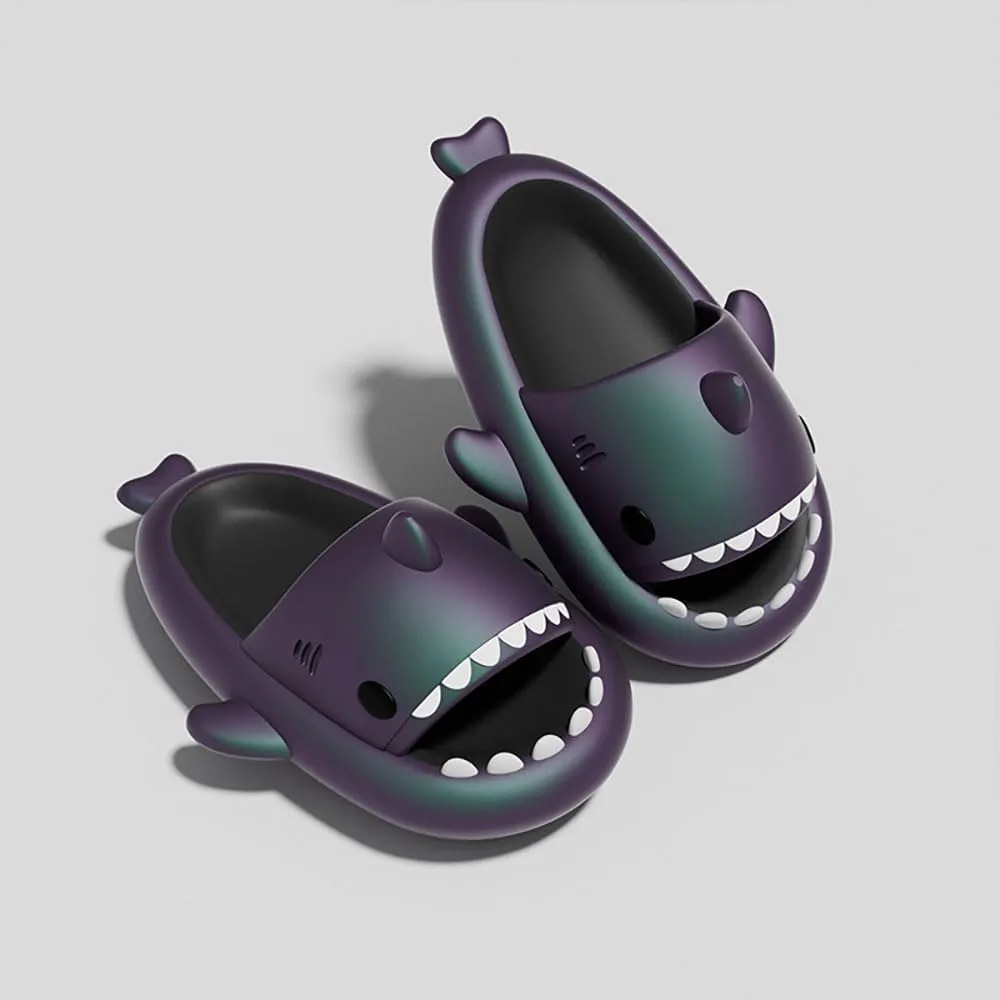 Zureto Spotted Starlight Shark Slides and Slippers - Anti-Slip Quick Drying Sandals - Unisex