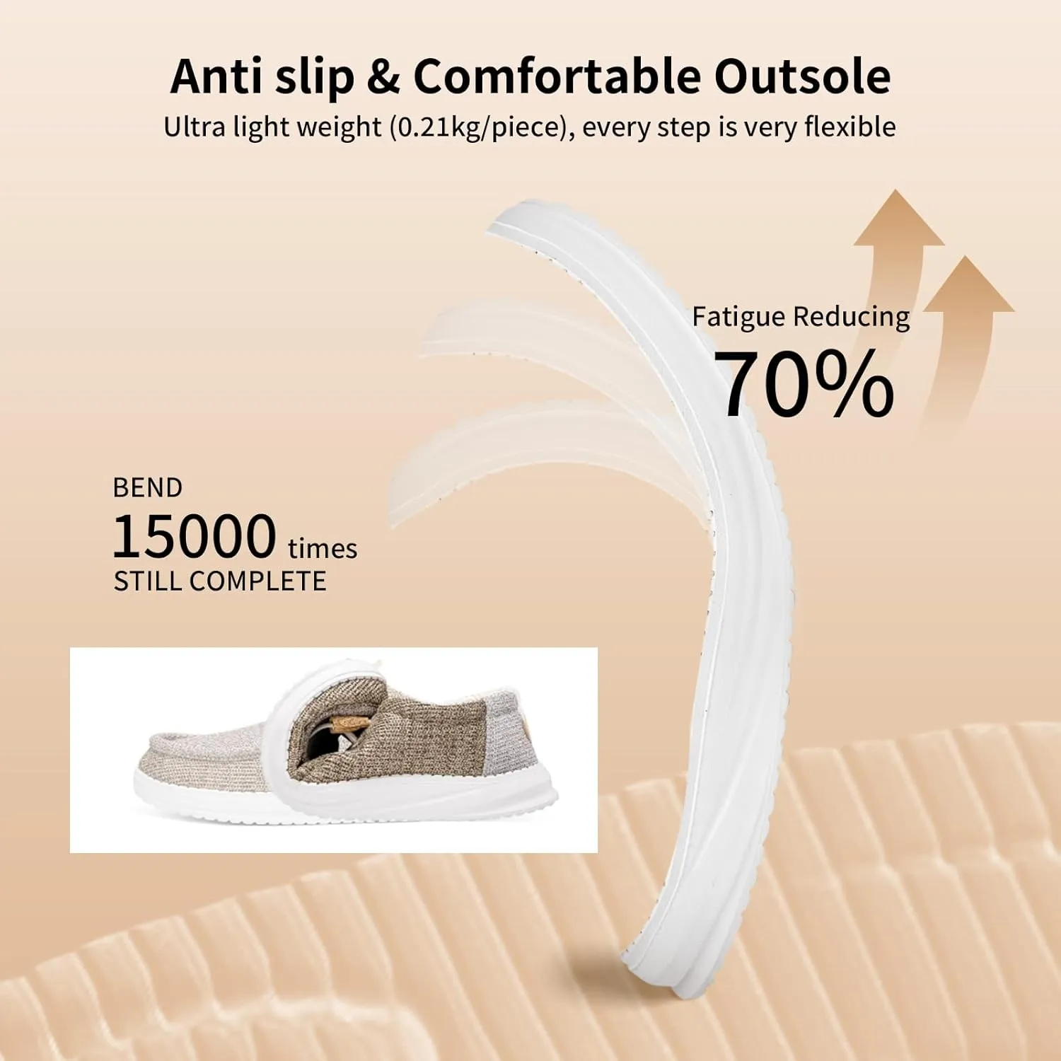 ZYEN Slip On Loafers for Men Arch Support Casual Shoes Comfortable Lightweight Walking Shoes 8802 Size 6-16